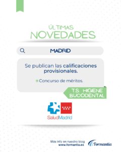 En Madrid Se Publican Las Calificaciones Provisionales Para T S