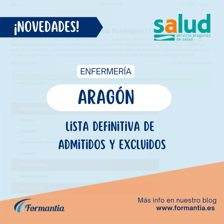 Enfermería Para Aragón: Aprobada La Lista Definitiva De Admitidos Y ...