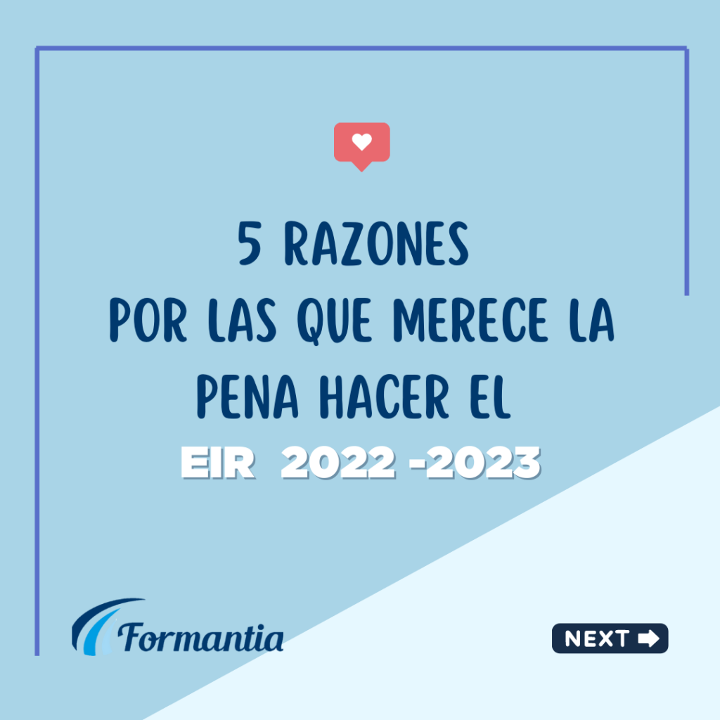 Razones apra hacer el EIR 2022 2023