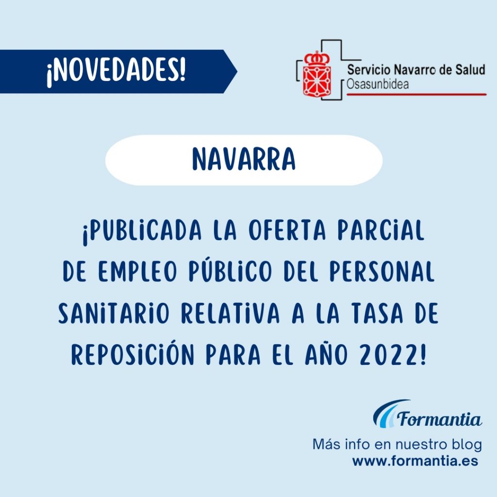 Formantia oferta de empleo público del Servicio Navarro de Salud-Osasunbidea
