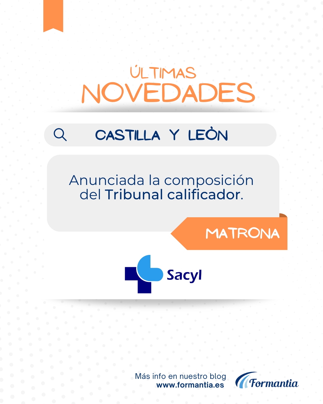 formantia oposiciones tribunal sacyl matrona