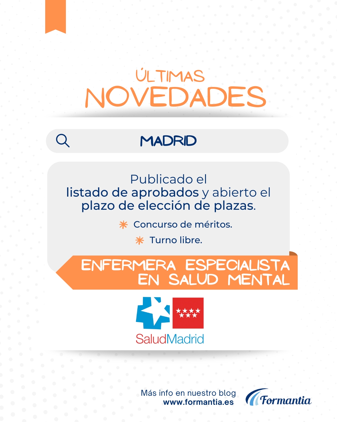 formantia oposiciones enfermera salud mental sermas