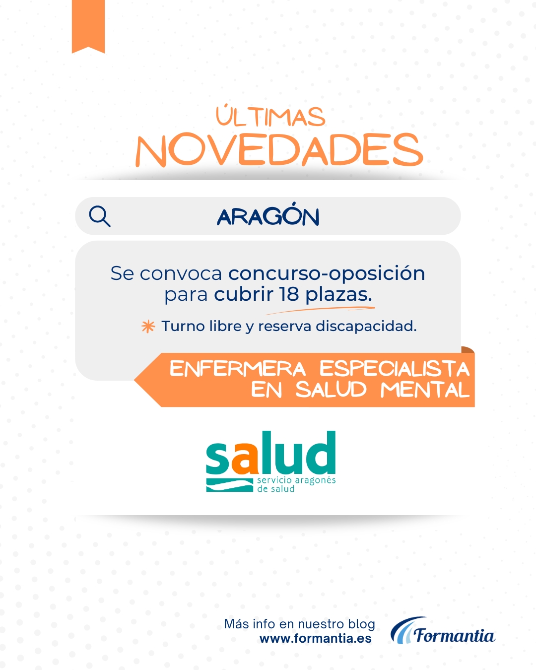 formantia oposiciones enfermería salud mental turno libre aragón