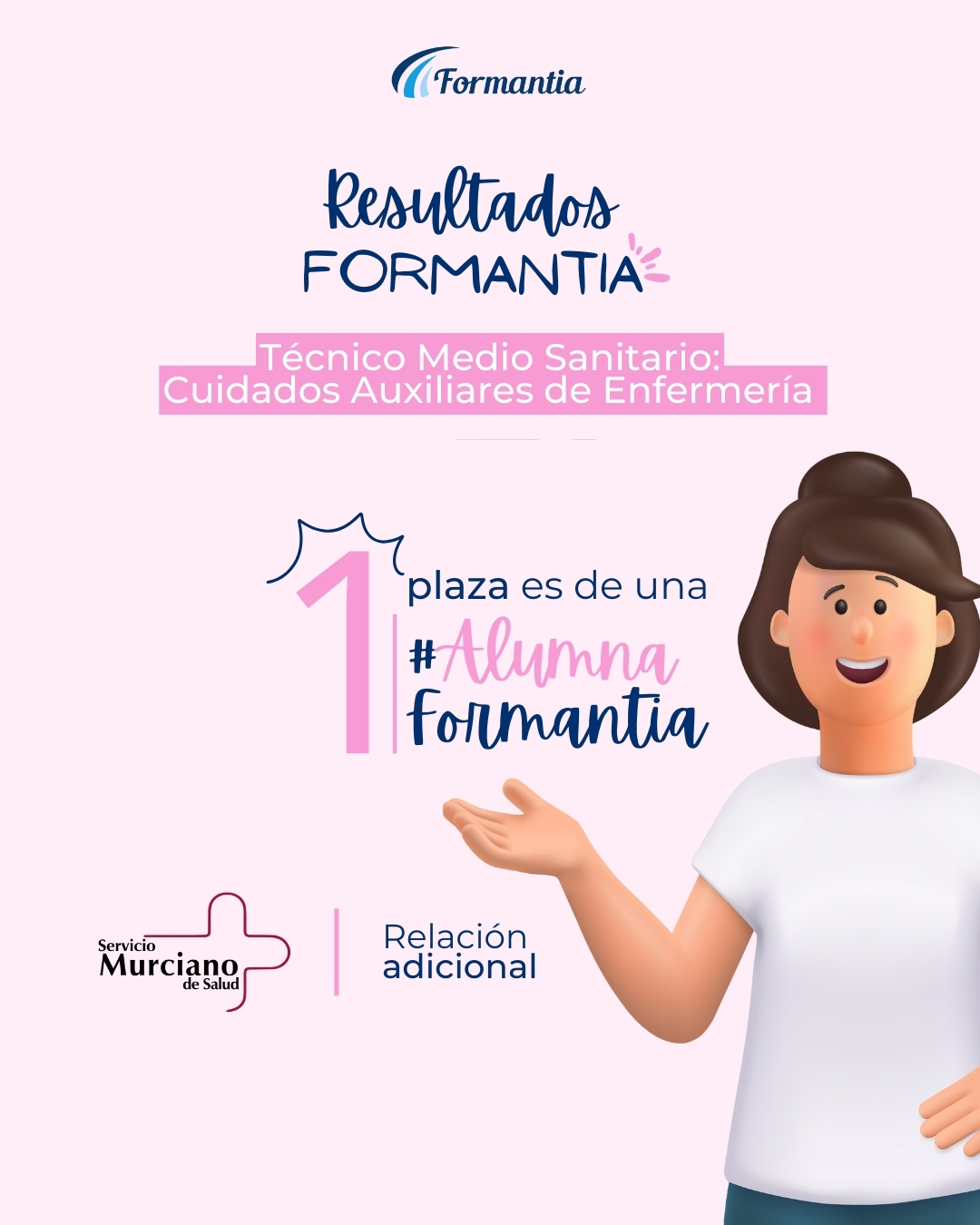 formantia oposiciones relación adicional tcae murcia