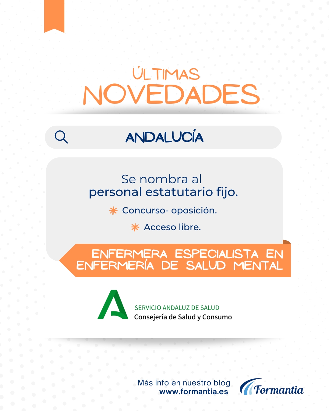 formantia oposiciones enfermera salud mental sas