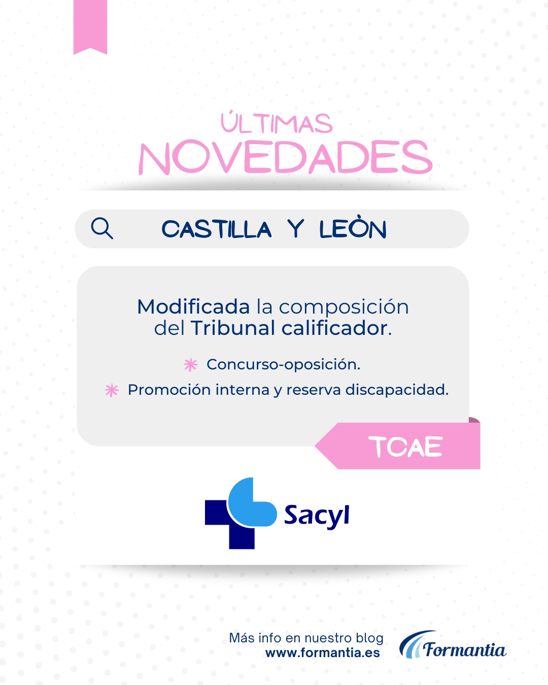 formantia oposiciones tcae interna sacyl