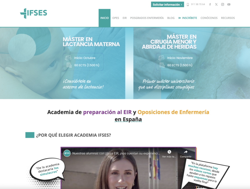 top 6 academia oposiciones enfermeria ifses