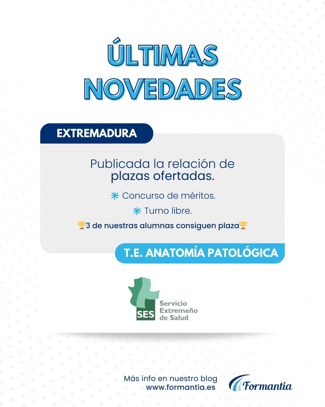 formantia oposiciones anatomía patológica extremadura