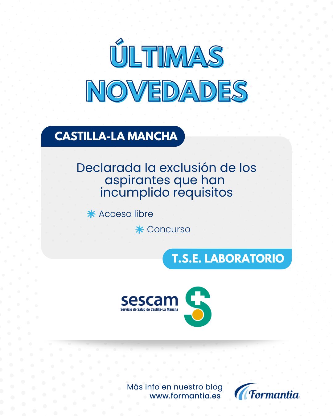 Oposiciones Formantia Sescam