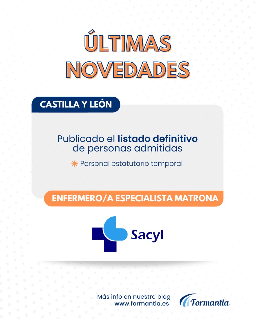 Formantia Oposiciones Matrona SACYL