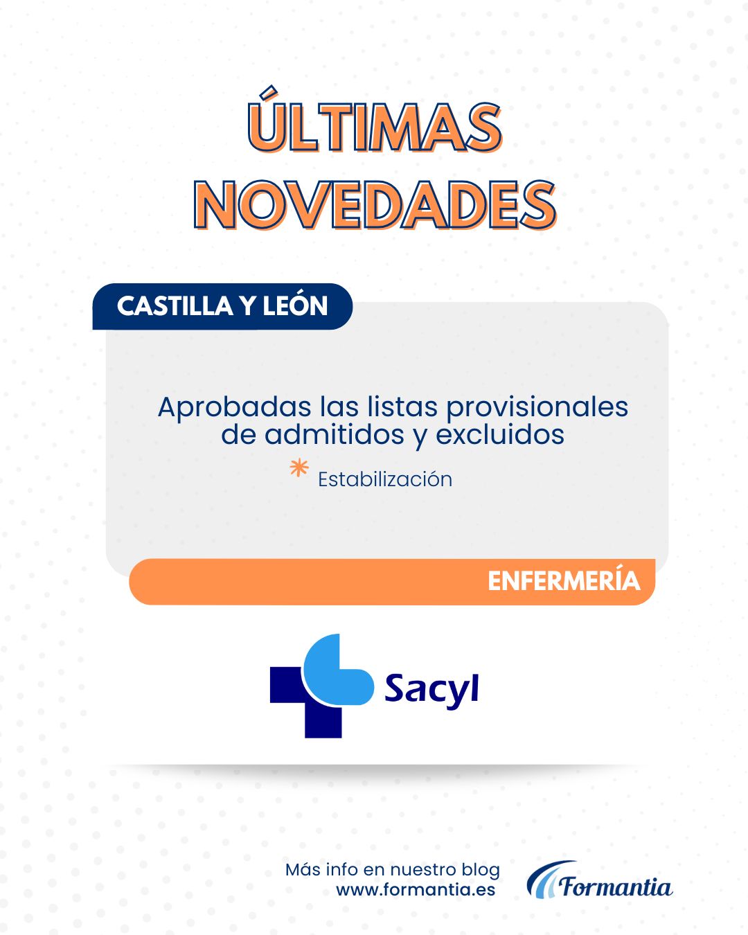 Oposiciones Formantia Sacyl