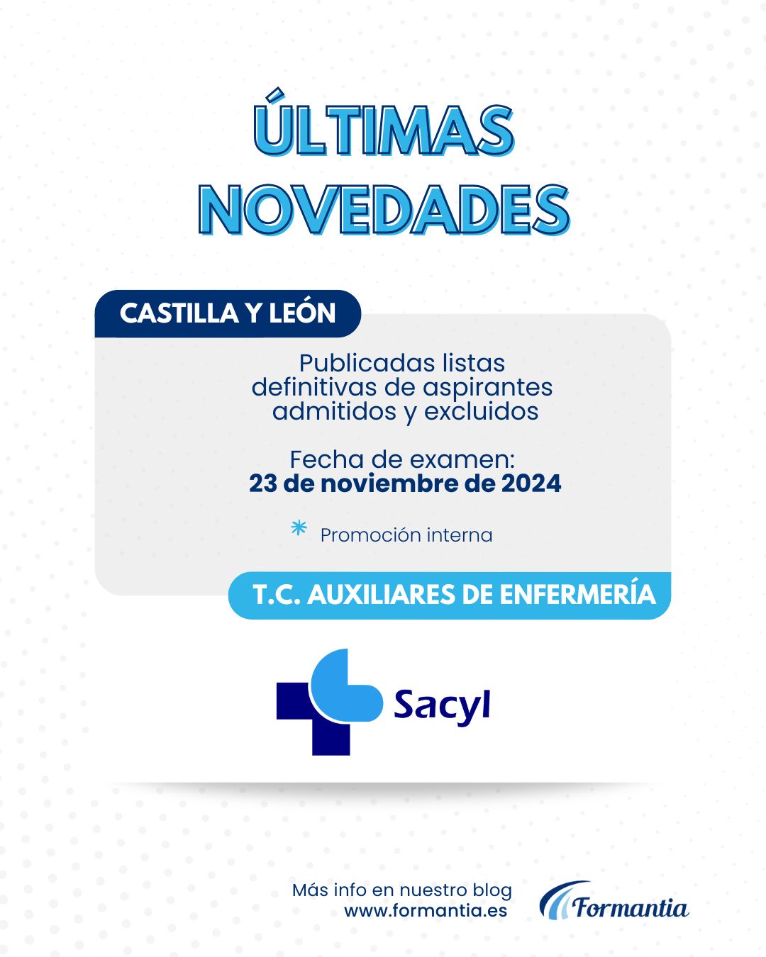 Oposiciones Formantia Sacyl