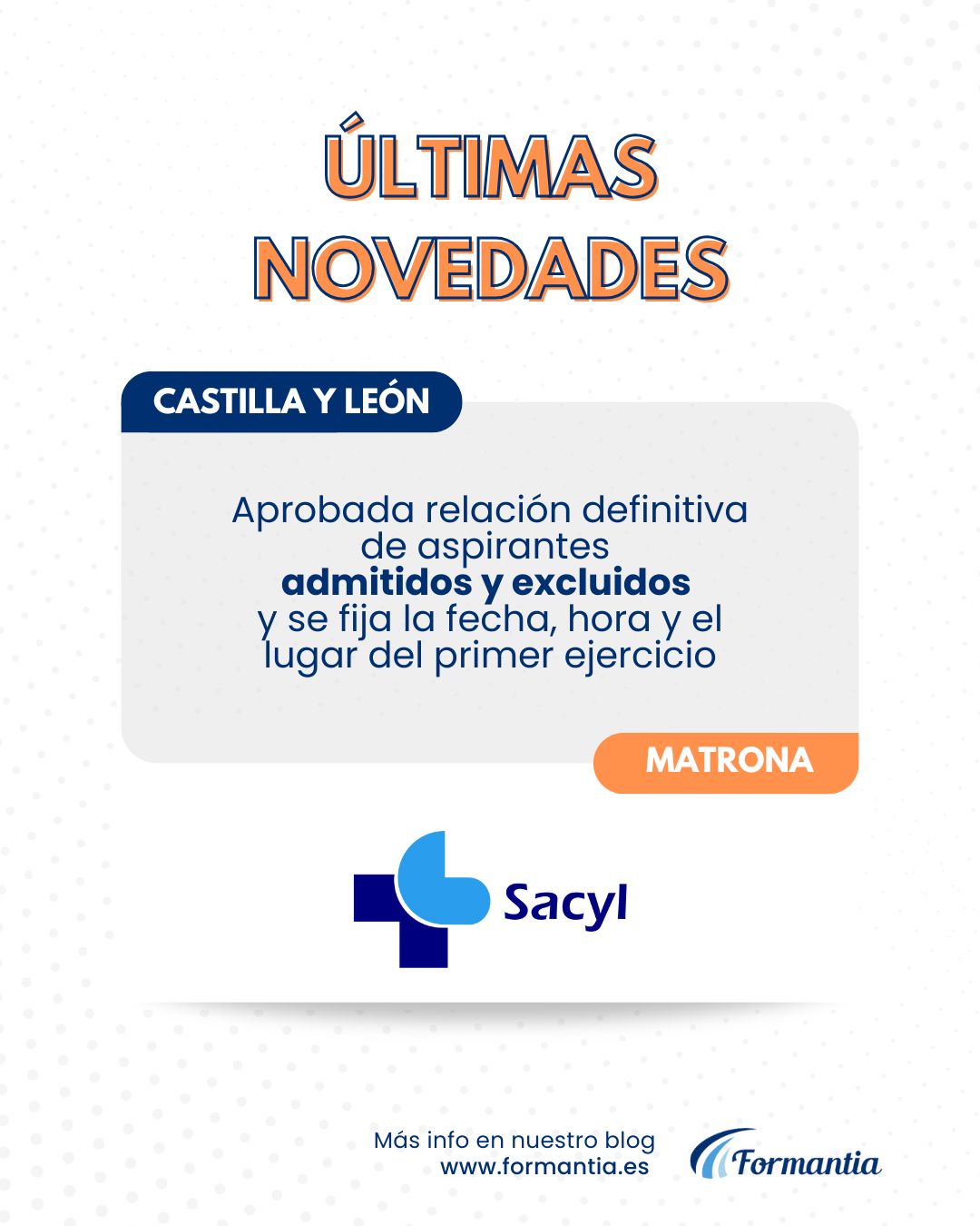 Oposiciones Formantia Sacyl