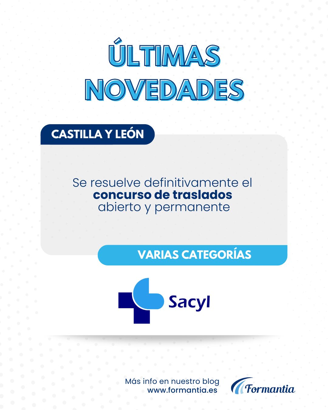 Oposiciones Formantia Sacyl