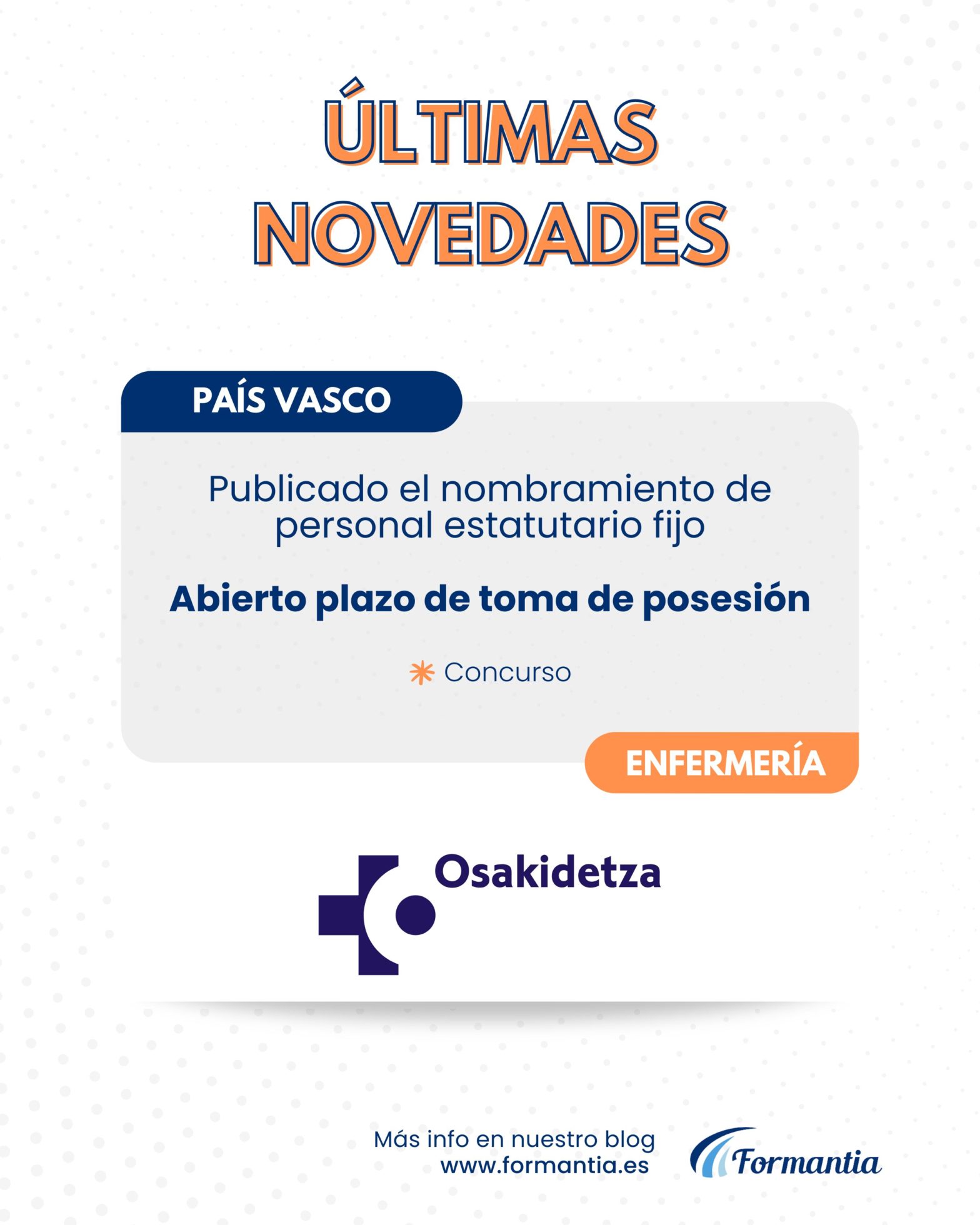 Oposiciones Formantia País Vasco