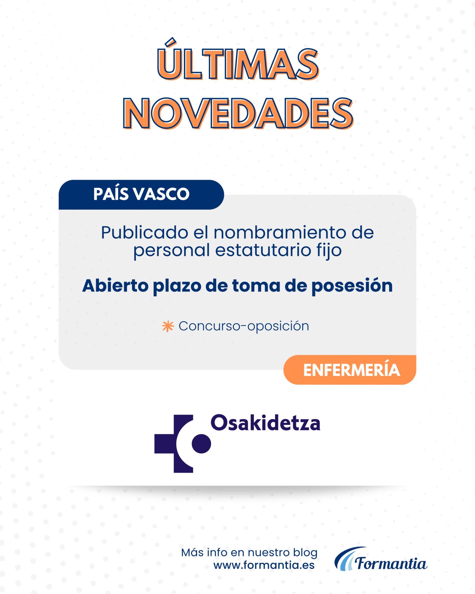 Oposiciones Formantia País Vasco