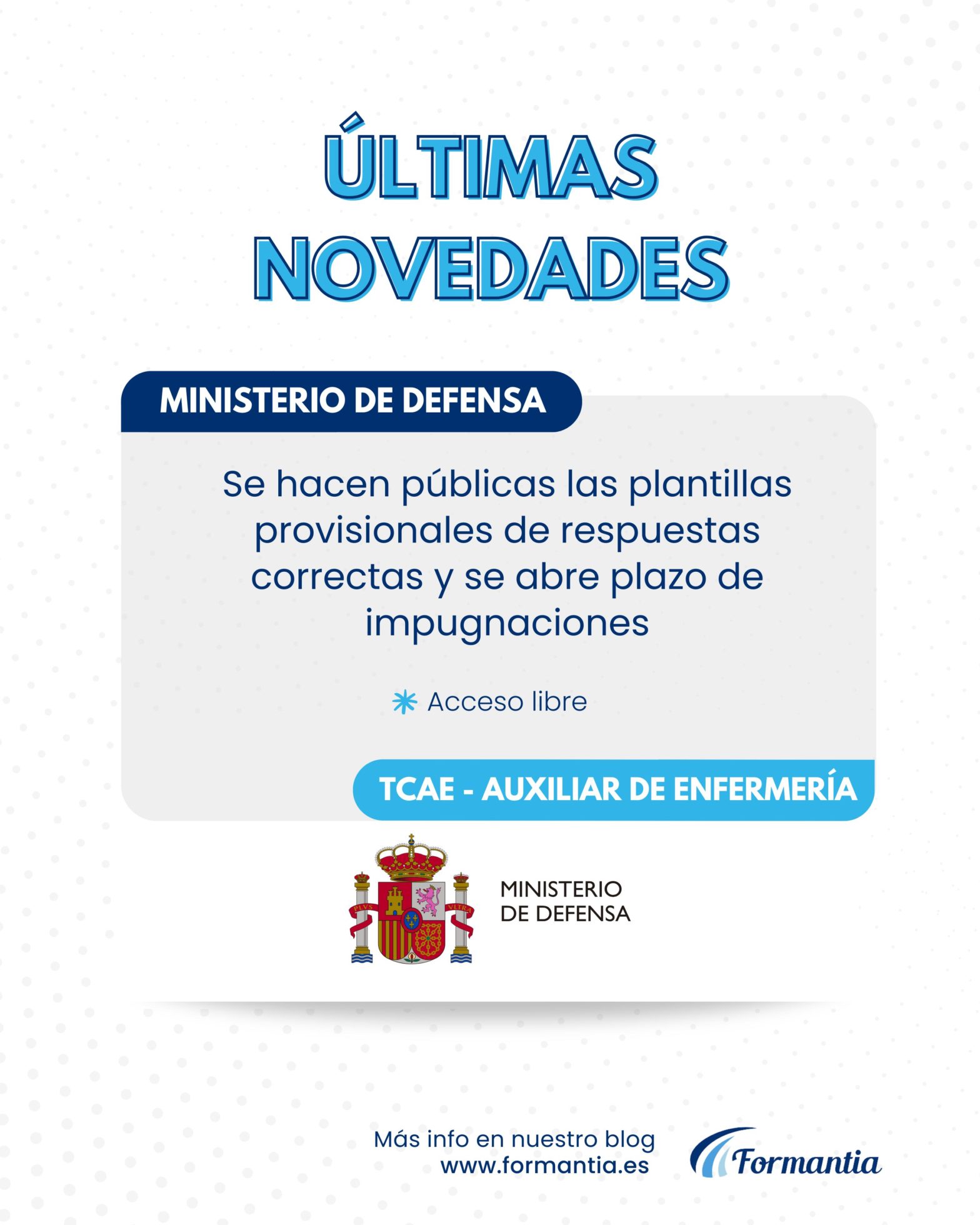 Oposiciones Formantia Ministerio de Defensa