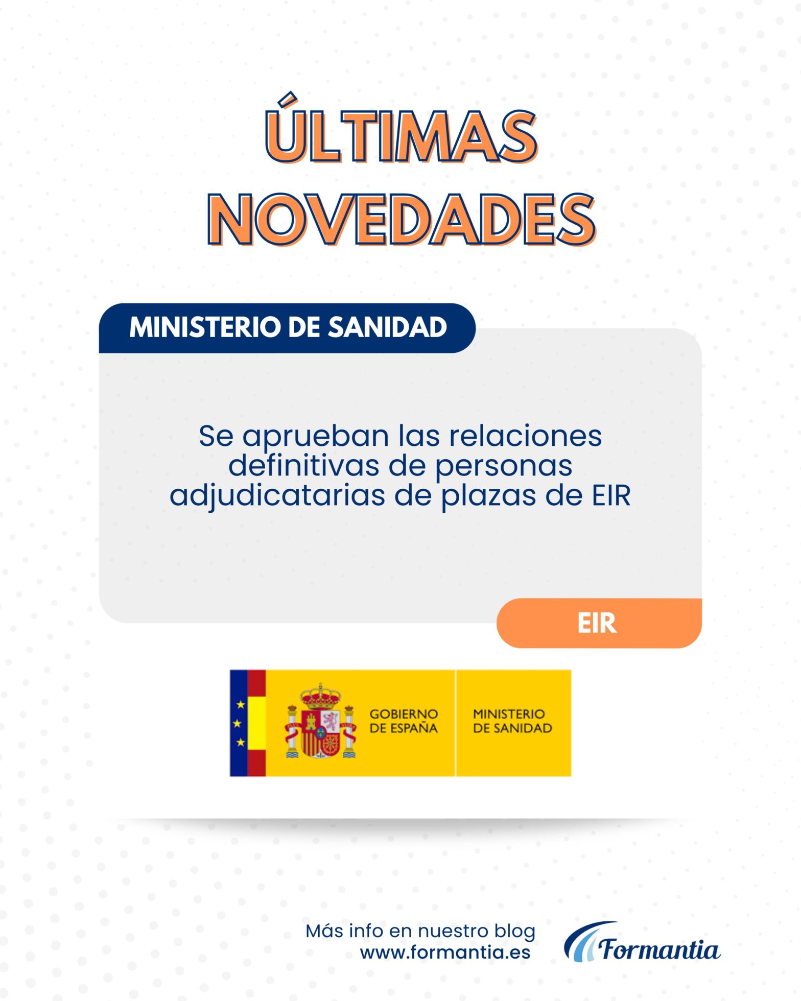 Oposiciones Formantia EIR