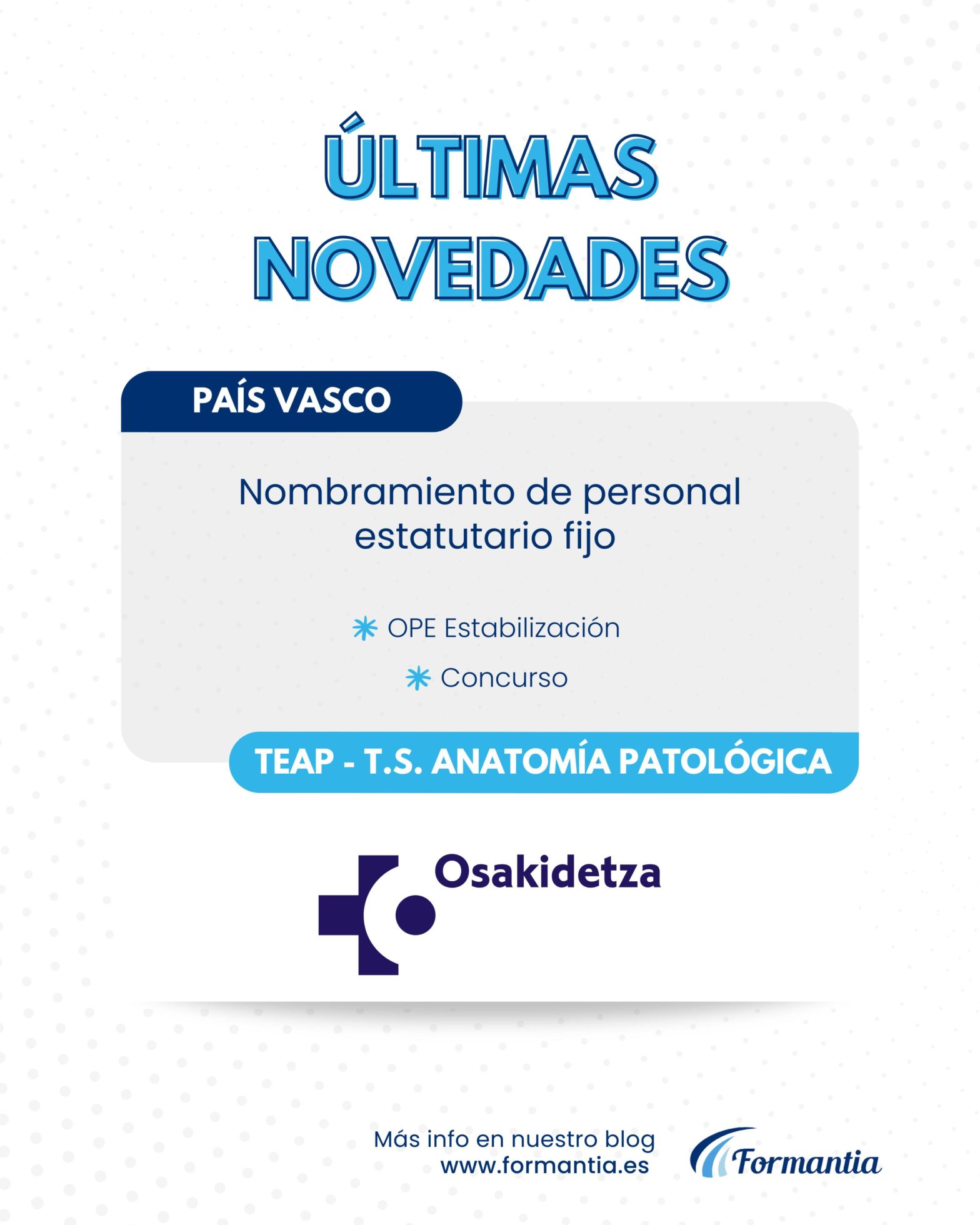 Oposiciones Formantia País Vasco