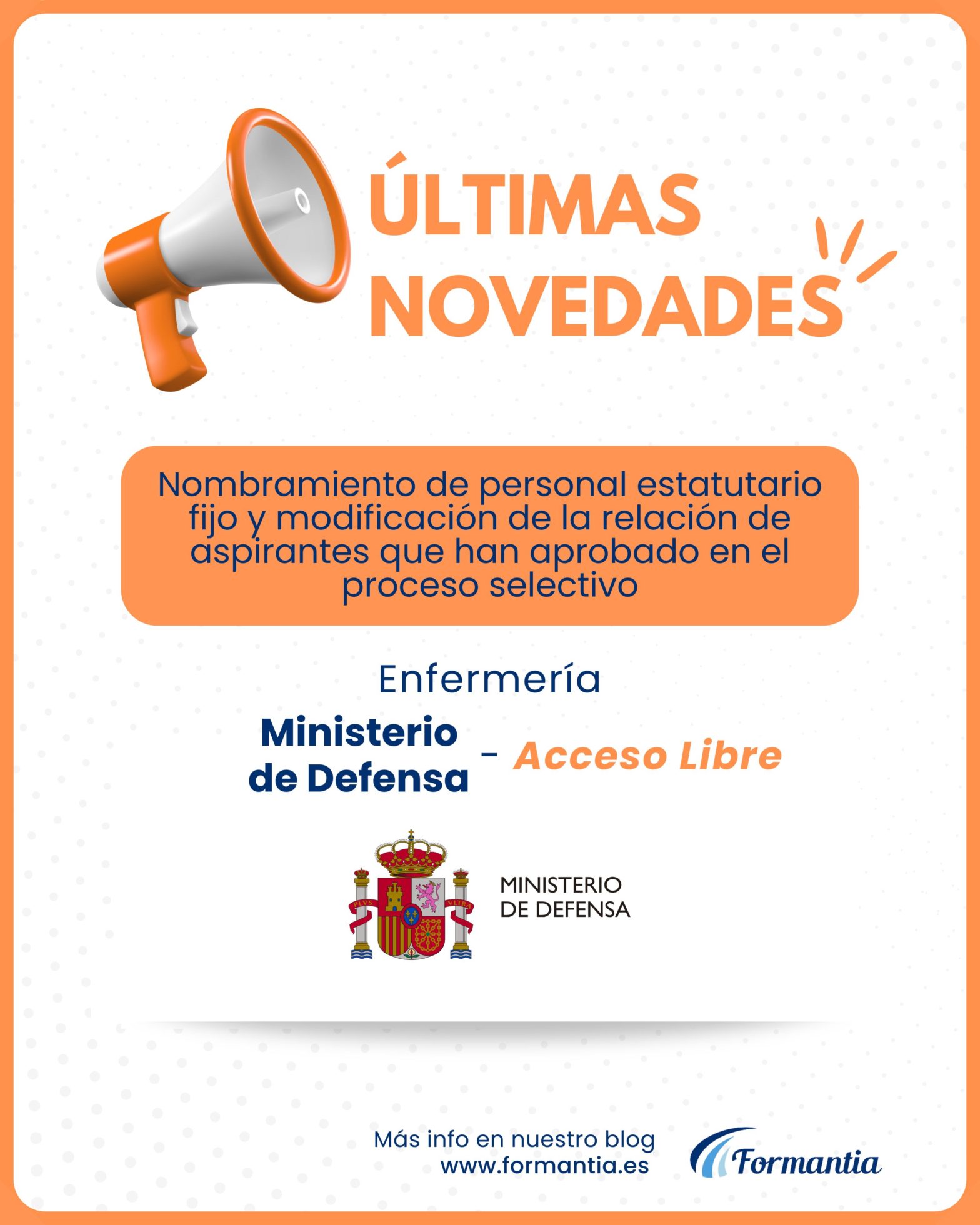 Oposiciones Formantia Ministerio de Defensa