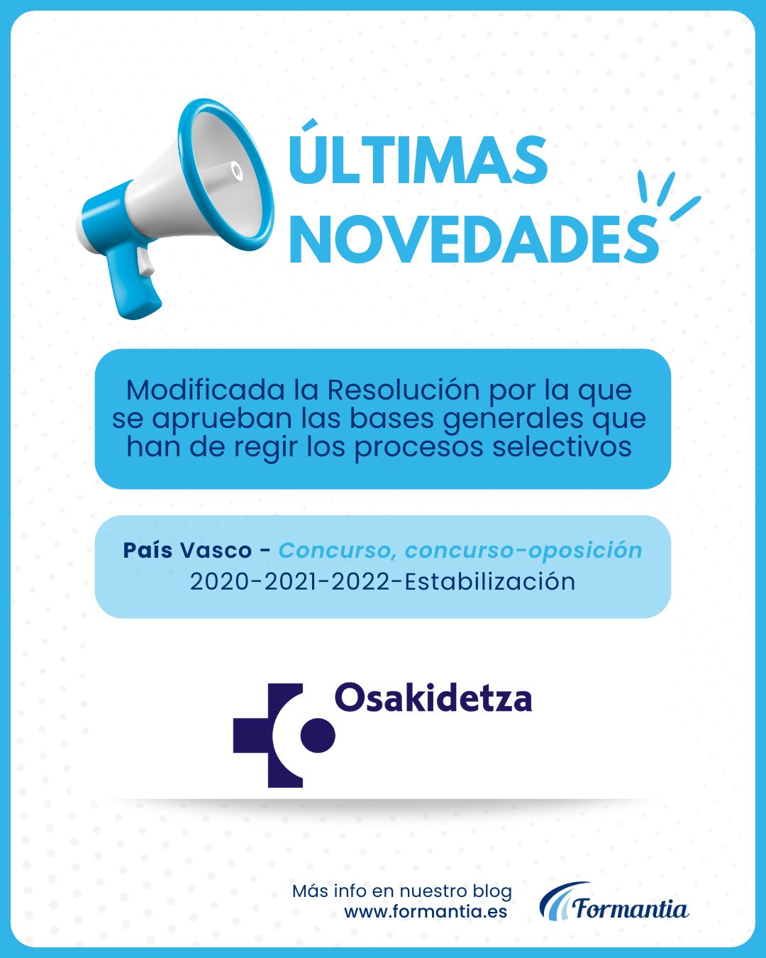Oposiciones Formantia País Vasco