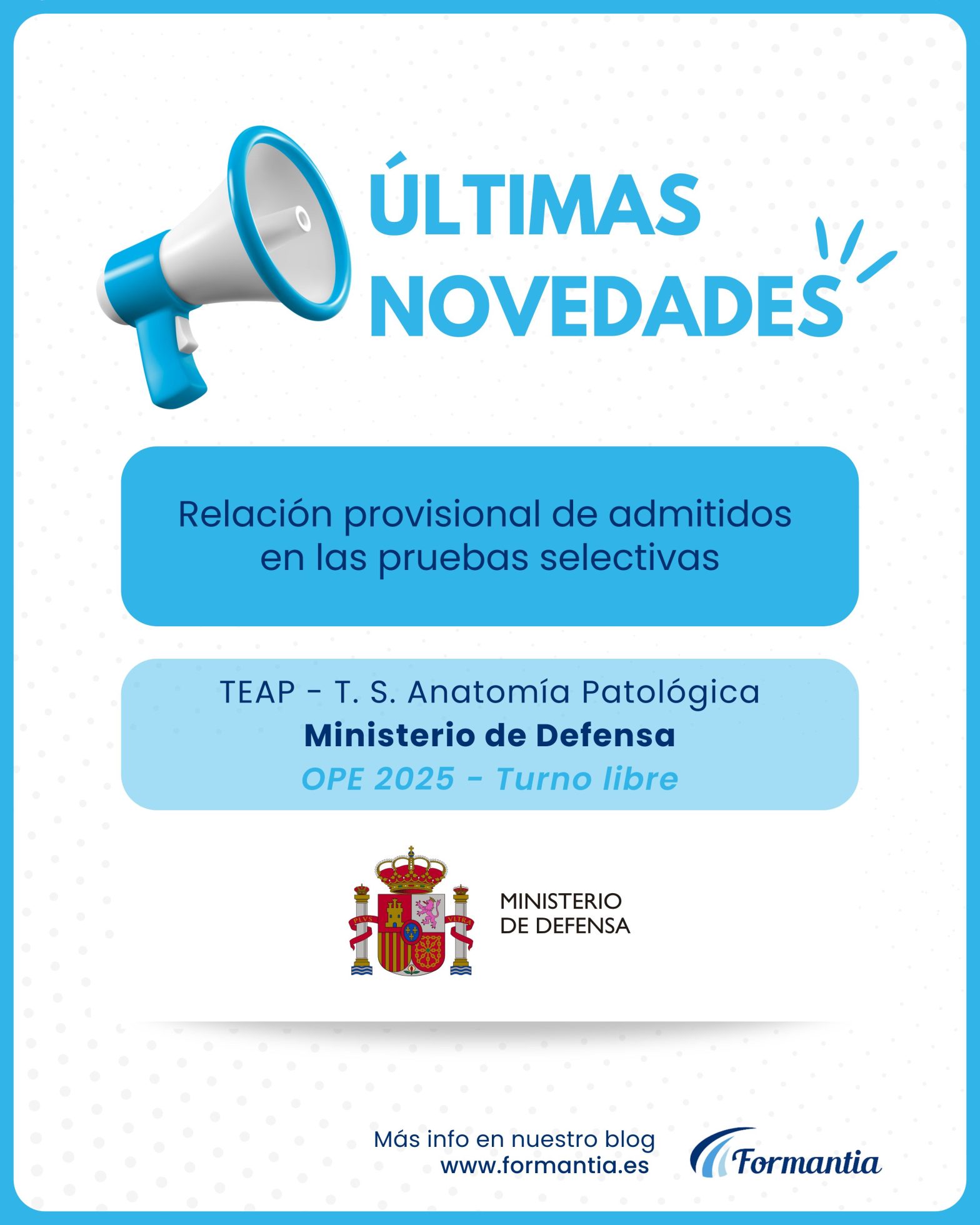 Oposiciones Formantia Ministerio de Defensa