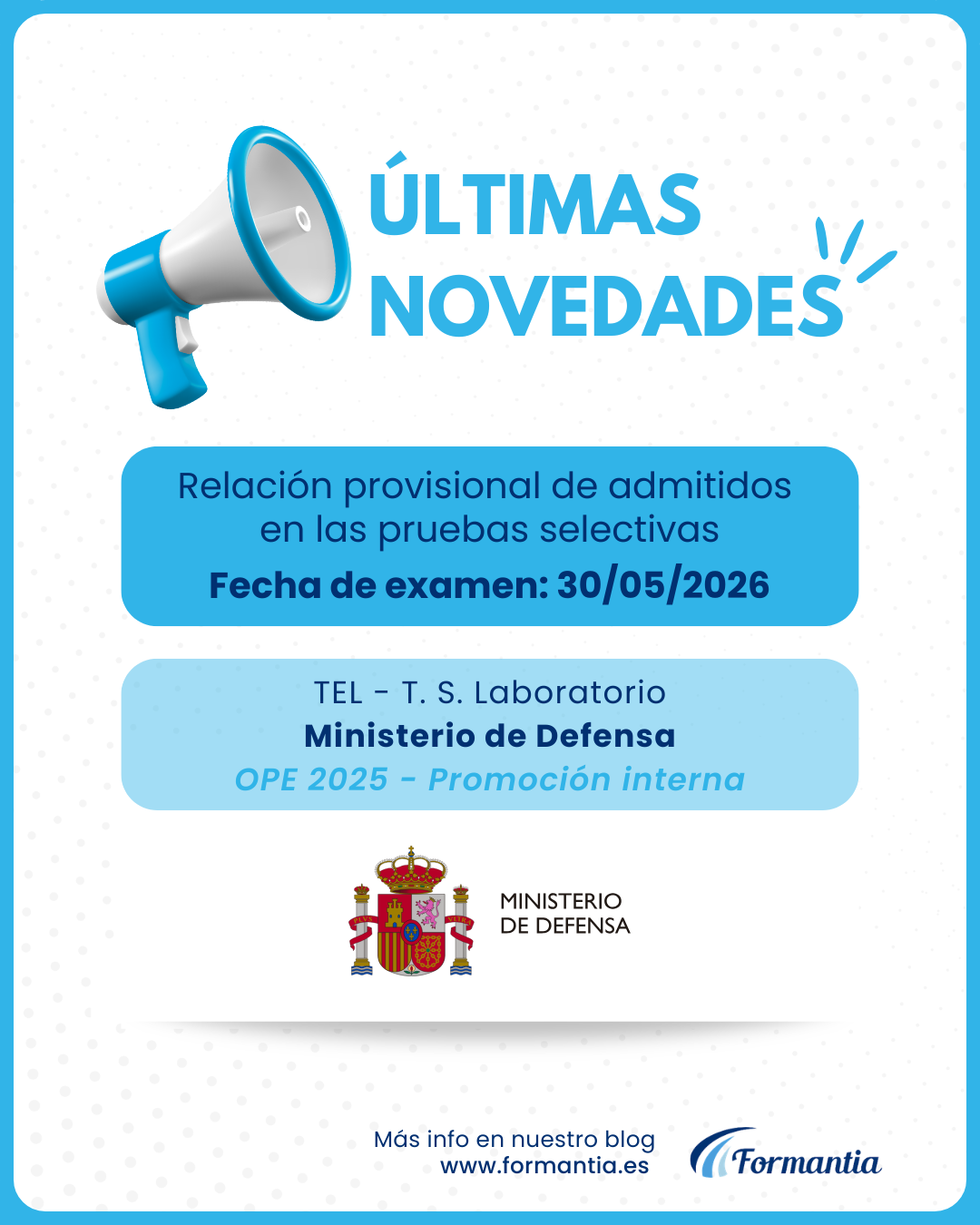 Oposiciones Formantia Ministerio de Defensa