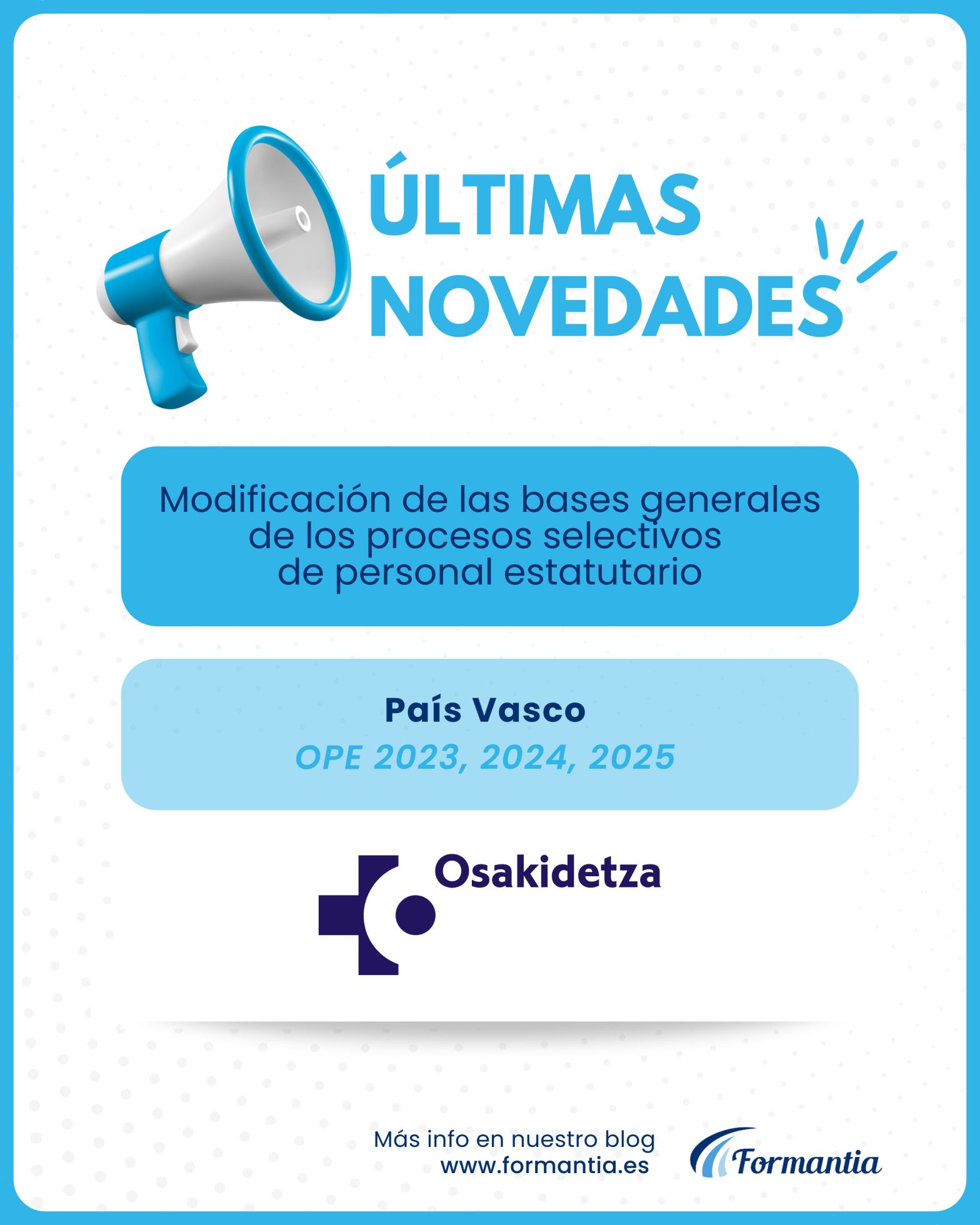 Oposiciones Formantia País Vasco