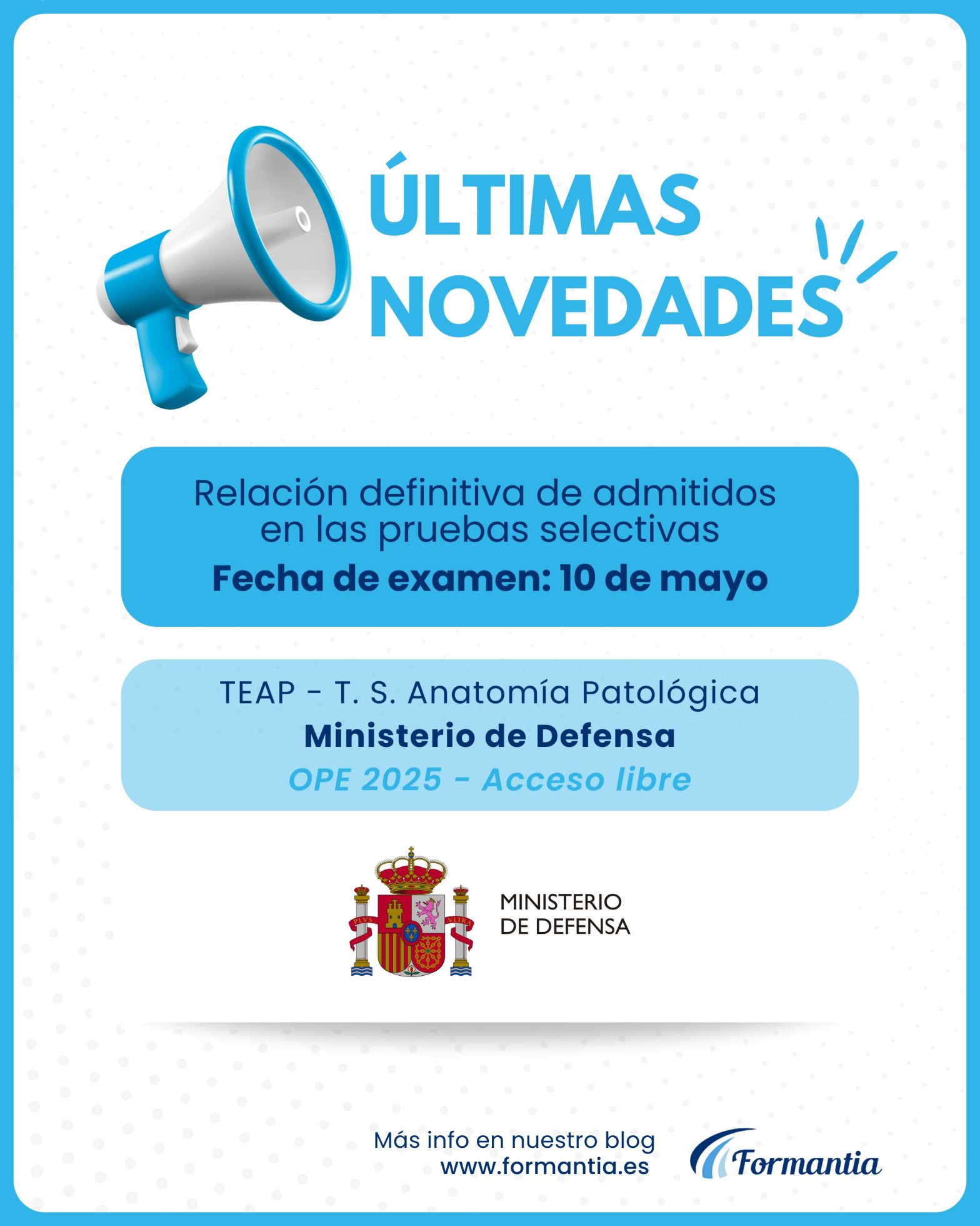 Oposiciones Formantia Ministerio de Defensa