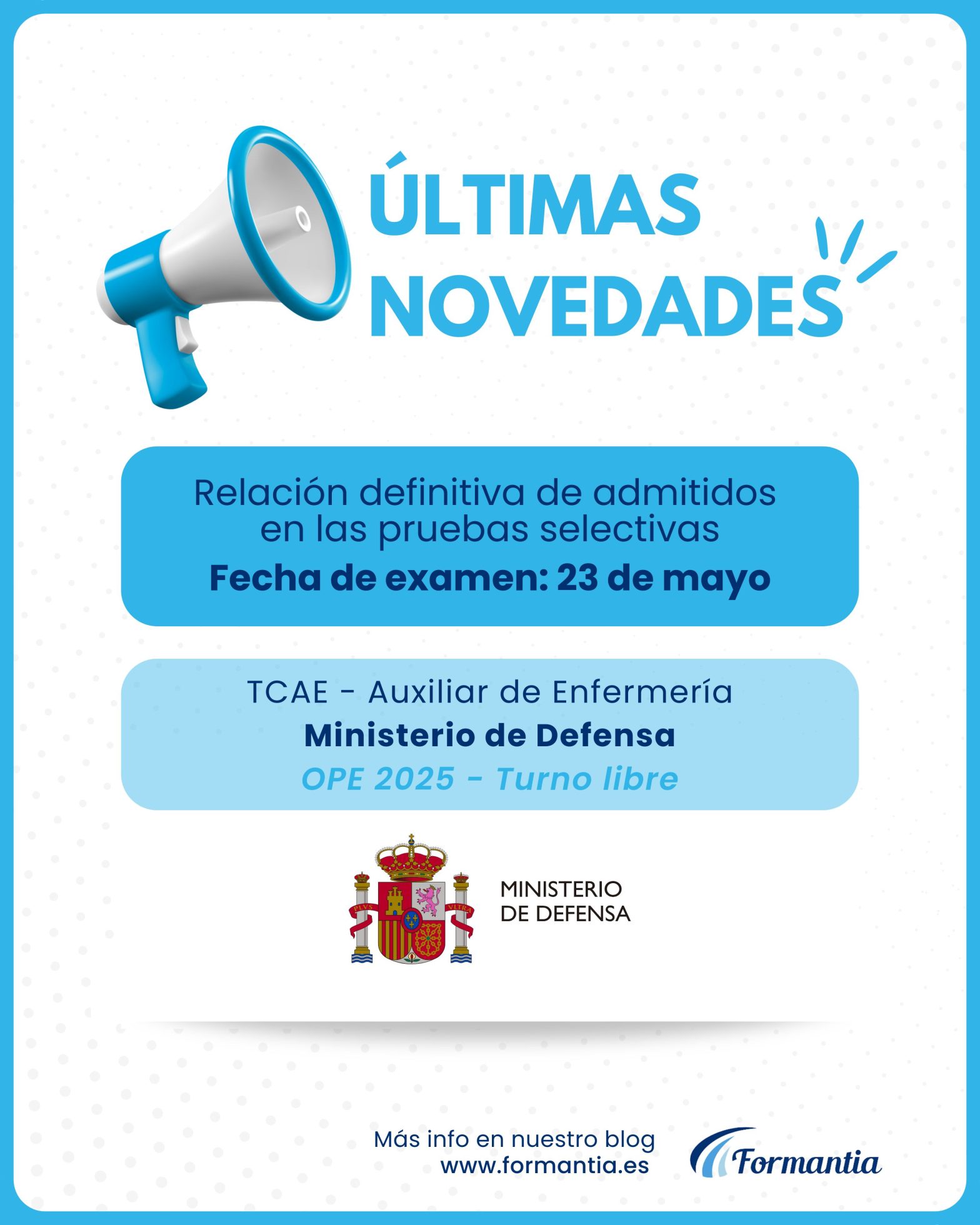 Oposiciones Formantia Ministerio de Defensa