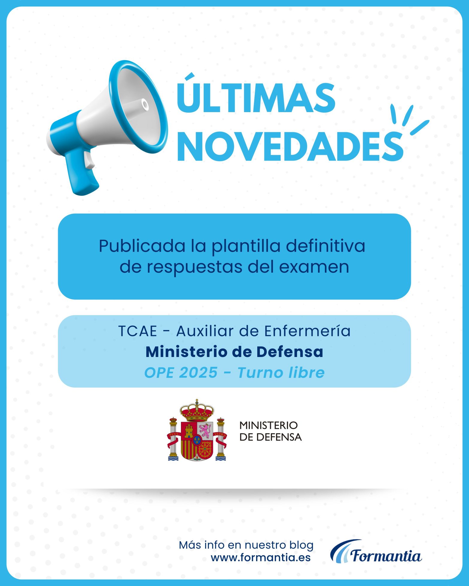 Oposiciones Formantia Ministerio de Defensa