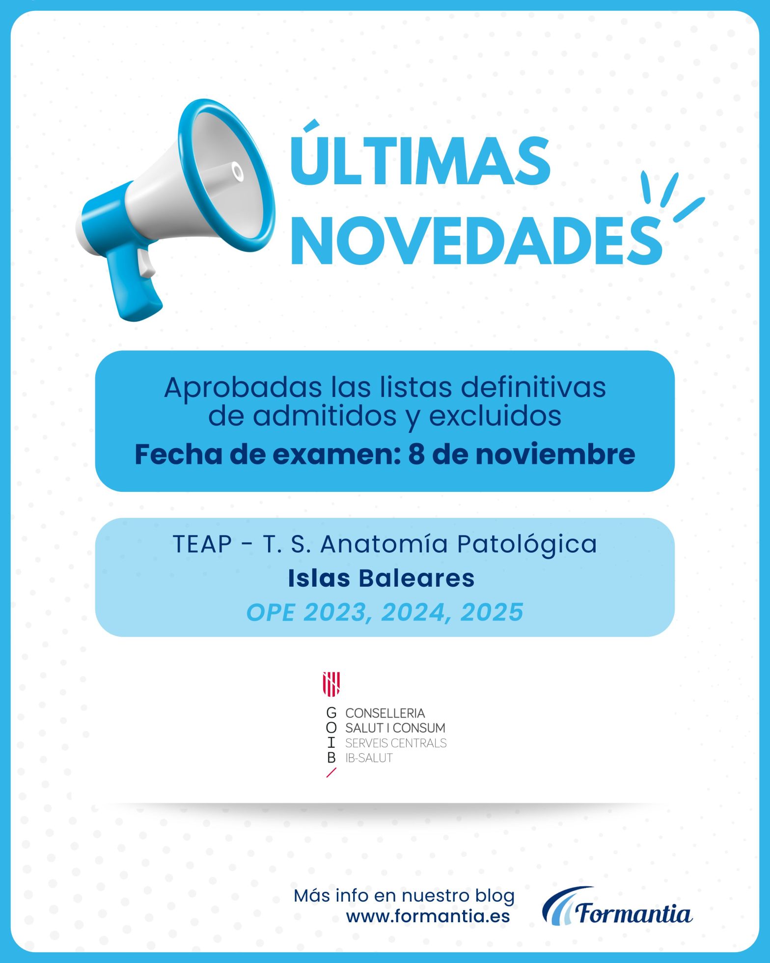 Oposiciones Formantia Islas Baleares