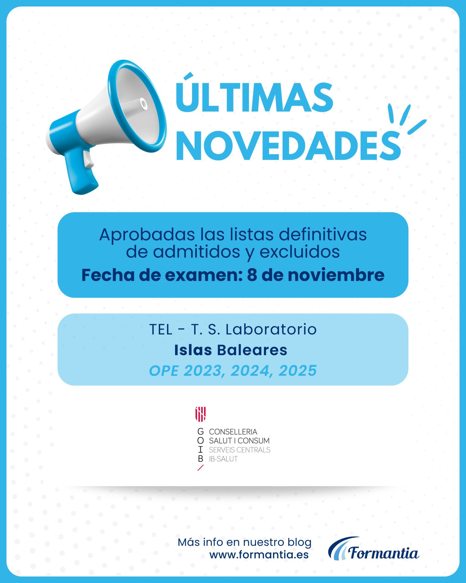 Oposiciones Formantia Islas Baleares
