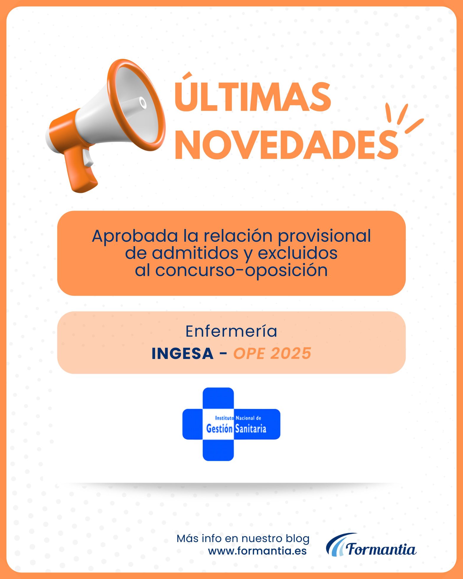 Oposiciones Formantia INGESA