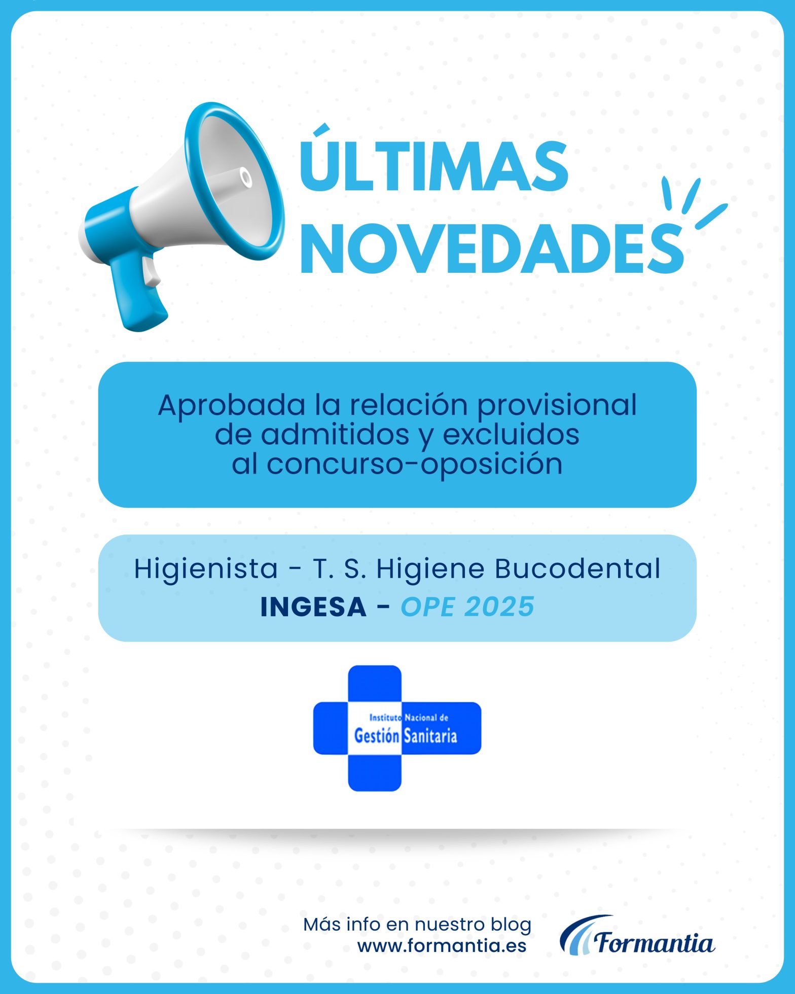 Oposiciones Formantia INGESA
