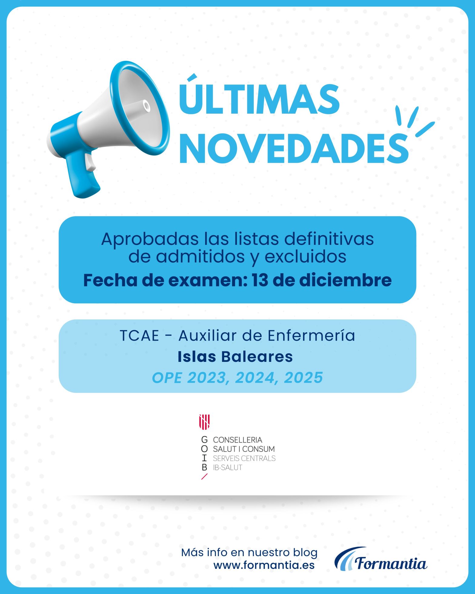 Oposiciones Formantia Islas Baleares