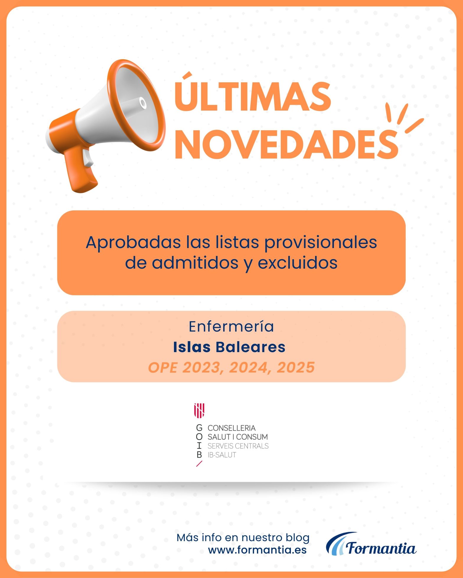 Oposiciones Formantia Islas Baleares