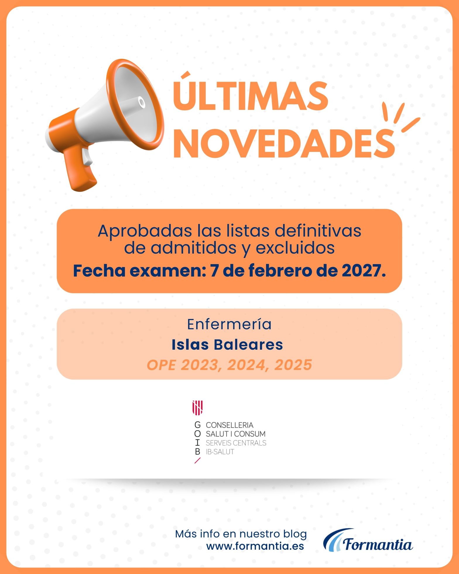 Oposiciones Formantia Islas Baleares